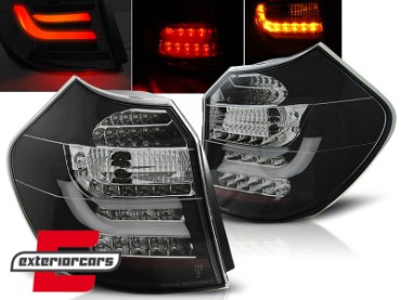 LED stražnja svjetla LightBar dizajn (crna) / BMW serije 1 E81 E87 (2004-08.2007), LDBM85