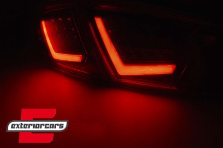 LED stražnja svjetla LightBar dizajn (crvena) / Seat Leon (2009-2012), LDSE31