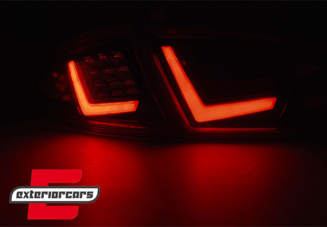 LED stražnja svjetla LightBar dizajn (crvena) / Seat Leon (2009-2012), LDSE31