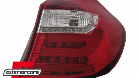 LED stražnja svjetla LightBar dizajn (crvena/kristal) / BMW serije 1 E81 E87 (2004-08.2007), LDBM82