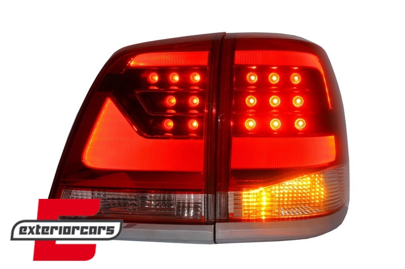 LED stražnja svjetla LightBar dizajn (crvena/kristal), TLTOLC08LED