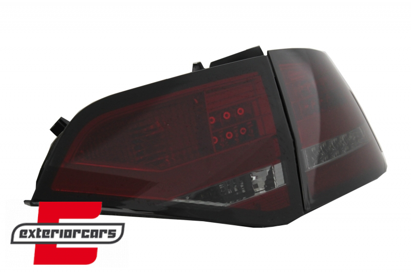LED stražnja svjetla LightBar dizajn (crvena/smoke) / Audi A4 B8 limuzina (2008-2011), LDAU98