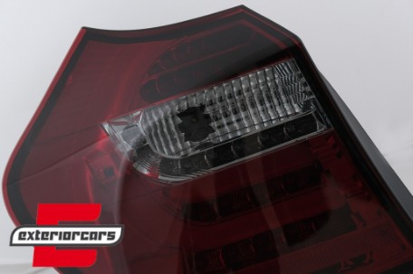 LED stražnja svjetla LightBar dizajn (crvena/smoke) / BMW serije 1 E81 E87 (2004-08.2007), LDBM83