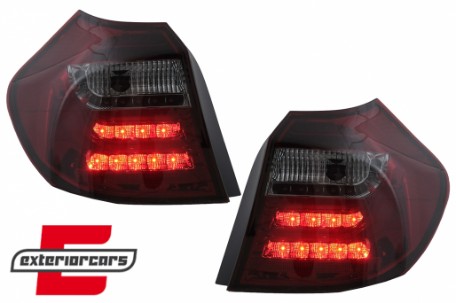 LED stražnja svjetla LightBar dizajn (crvena/smoke) / BMW serije 1 E81 E87 (2004-08.2007), LDBM83