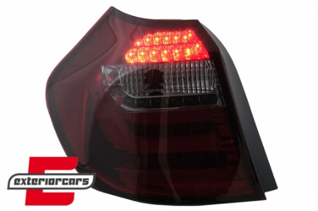 LED stražnja svjetla LightBar dizajn (crvena/smoke) / BMW serije 1 E81 E87 (2004-08.2007), LDBM83