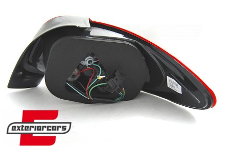 LED stražnja svjetla LightBar dizajn (crvena/smoke) / Peugeot 206 (10.1998-2009) hatchback 3V 5V, LDPE21