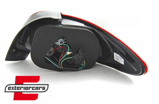 LED stražnja svjetla LightBar dizajn (crvena/smoke) / Peugeot 206 (10.1998-2009) hatchback 3V 5V, LDPE21