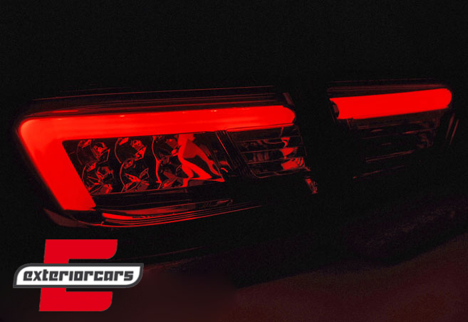 LED stražnja svjetla LightBar dizajn (crvena/smoke) / Renault Clio IV (2013-2016), LDRE03