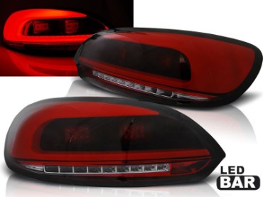 LED stražnja svjetla LightBar dizajn (crvena/smoke) / Volkswagen Scirocco III (2008-04.2014), LDVWC2