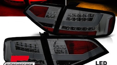 LED stražnja svjetla LightBar dizajn (smoke) / Audi A4 B8 limuzina (2008-2011), LDAU99