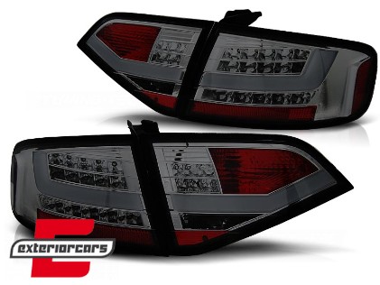 LED stražnja svjetla LightBar dizajn (smoke) / Audi A4 B8 limuzina (2008-2011), LDAU99