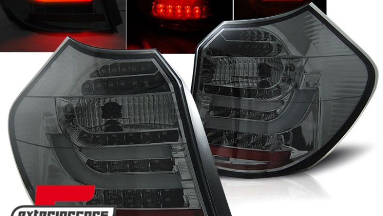 LED stražnja svjetla LightBar dizajn (smoke) / BMW serije 1 E81 E87 (2004-08.2007), LDBM84