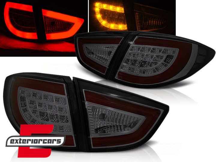LED stražnja svjetla LightBar dizajn (smoke) / Hyundai IX35 (2010-03.2013), LDHU03