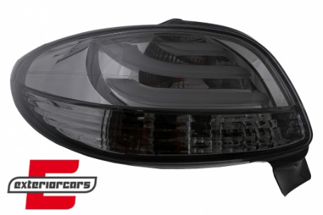 LED stražnja svjetla LightBar dizajn (smoke) / Peugeot 206 (10.1998-2009) hatchback 3V 5V, LDPE22