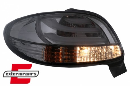 LED stražnja svjetla LightBar dizajn (smoke) / Peugeot 206 (10.1998-2009) hatchback 3V 5V, LDPE22