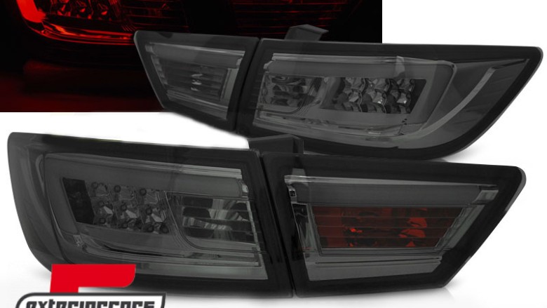 LED stražnja svjetla LightBar dizajn (smoke) / Renault Clio IV (2013-2016), LDRE04