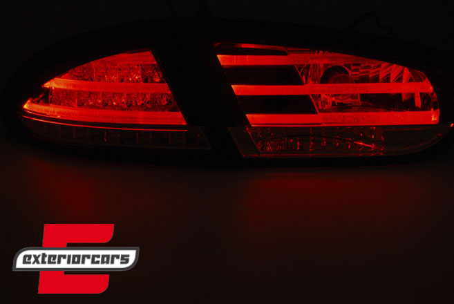 LED stražnja svjetla LightBar dizajn (smoke) / Seat Leon (2009-2012), LDSE28