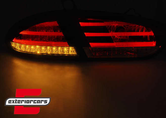 LED stražnja svjetla LightBar dizajn (smoke) / Seat Leon (2009-2012), LDSE28