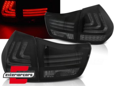 LED stražnja svjetla LightBar dizajn (smoke/crna) / Lexus RX XU30 (2003-2009), LDLE04