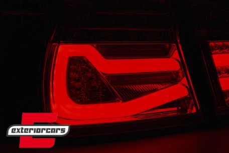 LED stražnja svjetla LightBar F30 LCI dizajn (crvena/smoke) / BMW serije 3 E90 limuzina (2005-2008), LDBMF6
