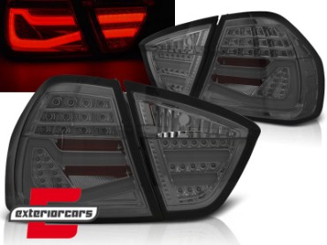 LED stražnja svjetla LightBar F30 LCI dizajn (smoke) / BMW serije 3 E90 limuzina (2005-2008), LDBMF7