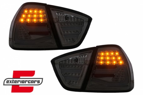 LED stražnja svjetla LightBar F30 LCI dizajn (smoke) / BMW serije 3 E90 limuzina (2005-2008), LDBMF7