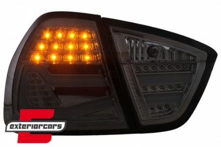 LED stražnja svjetla LightBar F30 LCI dizajn (smoke) / BMW serije 3 E90 limuzina (2005-2008), LDBMF7