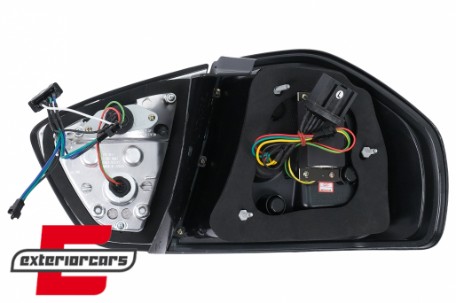 LED stražnja svjetla LightBar F30 LCI dizajn (smoke) / BMW serije 3 E90 limuzina (2005-2008), LDBMF7