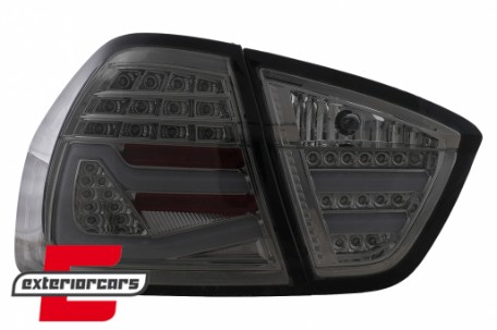 LED stražnja svjetla LightBar F30 LCI dizajn (smoke) / BMW serije 3 E90 limuzina (2005-2008), LDBMF7