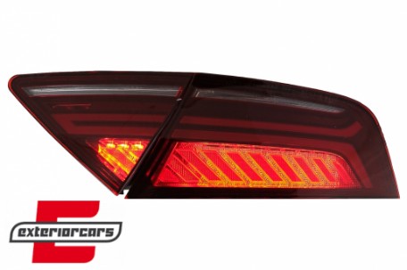 LED stražnja svjetla LightBar Facelift dizajn (crvena/smoke) / Audi A7 4G (2010-2014), TLAUA74G