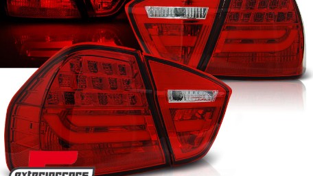 LED stražnja svjetla LightBar LCI dizajn (crvena) / BMW serije 3 E90 limuzina (2005-2008), LDBMC7