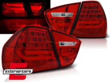 LED stražnja svjetla LightBar LCI dizajn (crvena) / BMW serije 3 E90 limuzina (2005-2008), LDBMC7