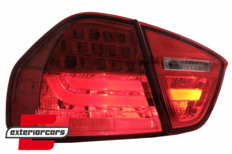 LED stražnja svjetla LightBar LCI dizajn (crvena) / BMW serije 3 E90 limuzina (2005-2008), LDBMC7