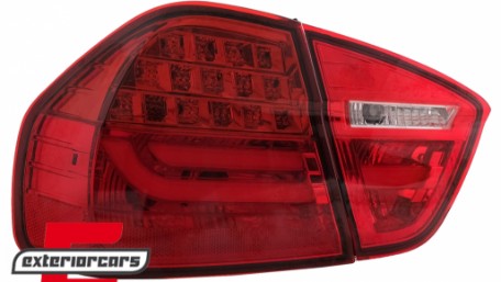 LED stražnja svjetla LightBar LCI dizajn (crvena) / BMW serije 3 E90 limuzina (2005-2008), LDBMC7