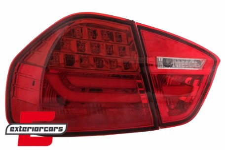 LED stražnja svjetla LightBar LCI dizajn (crvena) / BMW serije 3 E90 limuzina (2005-2008), LDBMC7