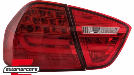 LED stražnja svjetla LightBar LCI dizajn (crvena) / BMW serije 3 E90 limuzina (2005-2008), LDBMC7