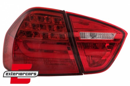 LED stražnja svjetla LightBar LCI dizajn (crvena) / BMW serije 3 E90 limuzina (2005-2008), LDBMC7