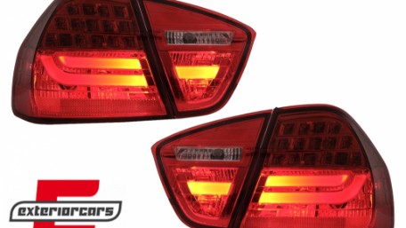 LED stražnja svjetla LightBar LCI dizajn (crvena) / BMW serije 3 E90 limuzina (2005-2008), LDBMC7
