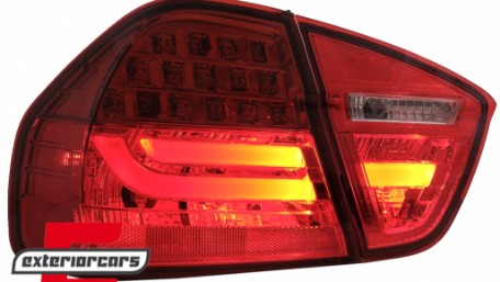 LED stražnja svjetla LightBar LCI dizajn (crvena) / BMW serije 3 E90 limuzina (2005-2008), LDBMC7