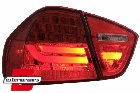 LED stražnja svjetla LightBar LCI dizajn (crvena) / BMW serije 3 E90 limuzina (2005-2008), LDBMC7