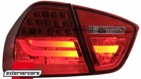 LED stražnja svjetla LightBar LCI dizajn (crvena) / BMW serije 3 E90 limuzina (2005-2008), LDBMC7