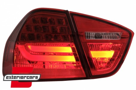 LED stražnja svjetla LightBar LCI dizajn (crvena) / BMW serije 3 E90 limuzina (2005-2008), LDBMC7