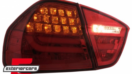 LED stražnja svjetla LightBar LCI dizajn (crvena) / BMW serije 3 E90 limuzina (2005-2008), LDBMC7
