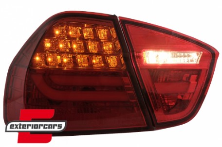 LED stražnja svjetla LightBar LCI dizajn (crvena) / BMW serije 3 E90 limuzina (2005-2008), LDBMC7