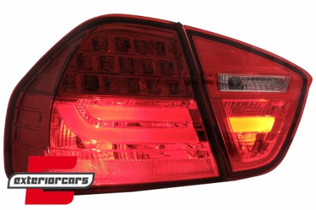 LED stražnja svjetla LightBar LCI dizajn (crvena) / BMW serije 3 E90 limuzina (2005-2008), LDBMC7