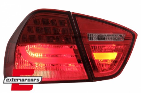 LED stražnja svjetla LightBar LCI dizajn (crvena) / BMW serije 3 E90 limuzina (2005-2008), LDBMC7