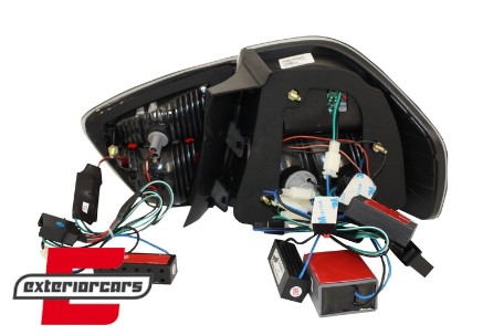 LED stražnja svjetla LightBar LCI dizajn (smoke) / BMW serije 3 E90 limuzina (2005-2008), LDBMC9