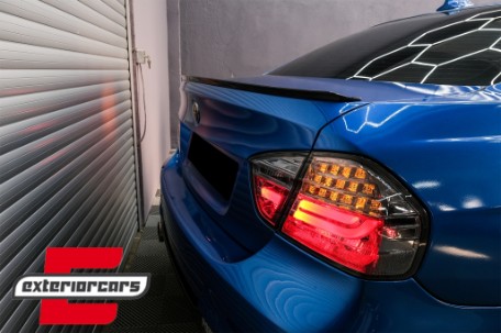 LED stražnja svjetla LightBar LCI dizajn (smoke) / BMW serije 3 E90 limuzina (2005-2008), LDBMC9