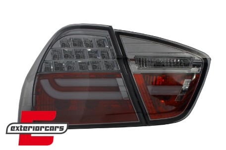 LED stražnja svjetla LightBar LCI dizajn (smoke) / BMW serije 3 E90 limuzina (2005-2008), LDBMC9