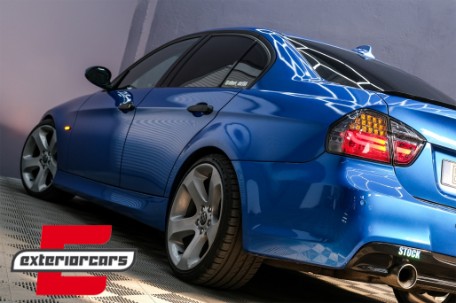 LED stražnja svjetla LightBar LCI dizajn (smoke) / BMW serije 3 E90 limuzina (2005-2008), LDBMC9